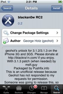 1 2 Tutoriel   BlackSn0w RC2 : Désimlockage du baseband 05.11.07 sous firmware 3.1.3