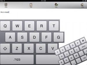 iPad KeyBoard Upgrade, une application à ne pas acheter ? gizmodo iPad KeyBoard Upgrade, une application à ne pas acheter ?