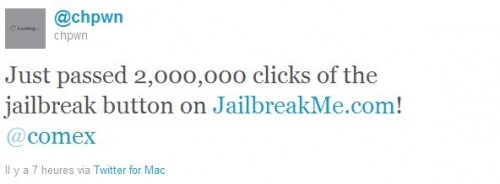 365413513. 500x184 News   JailbreakMe 3.0 a dépassé les 2 millions dutilisateurs