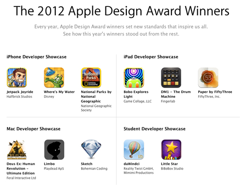 2012-Apple-Design-Awards 2012-Apple-Design-Awards