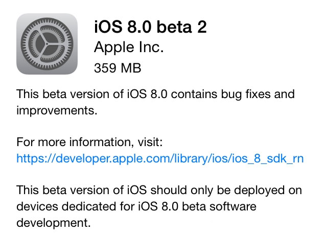 iOS8b2