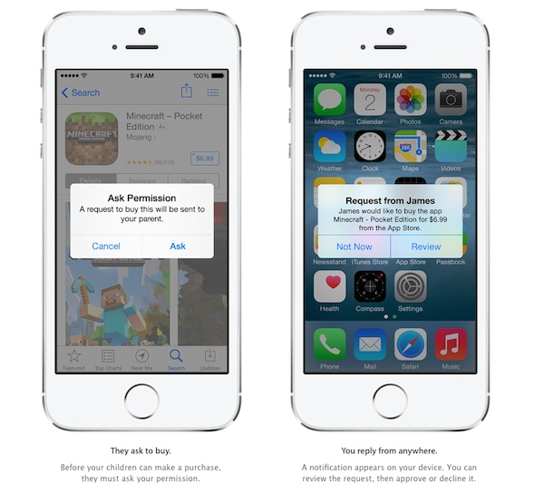 notification controle parental