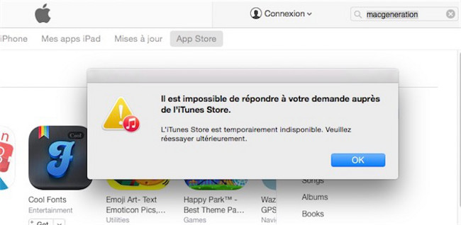 iTunes-hors-service