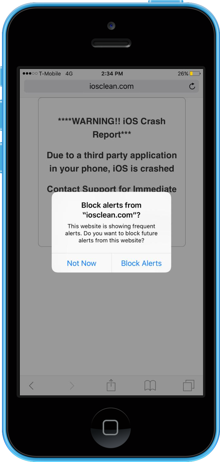 Popup iOS 9