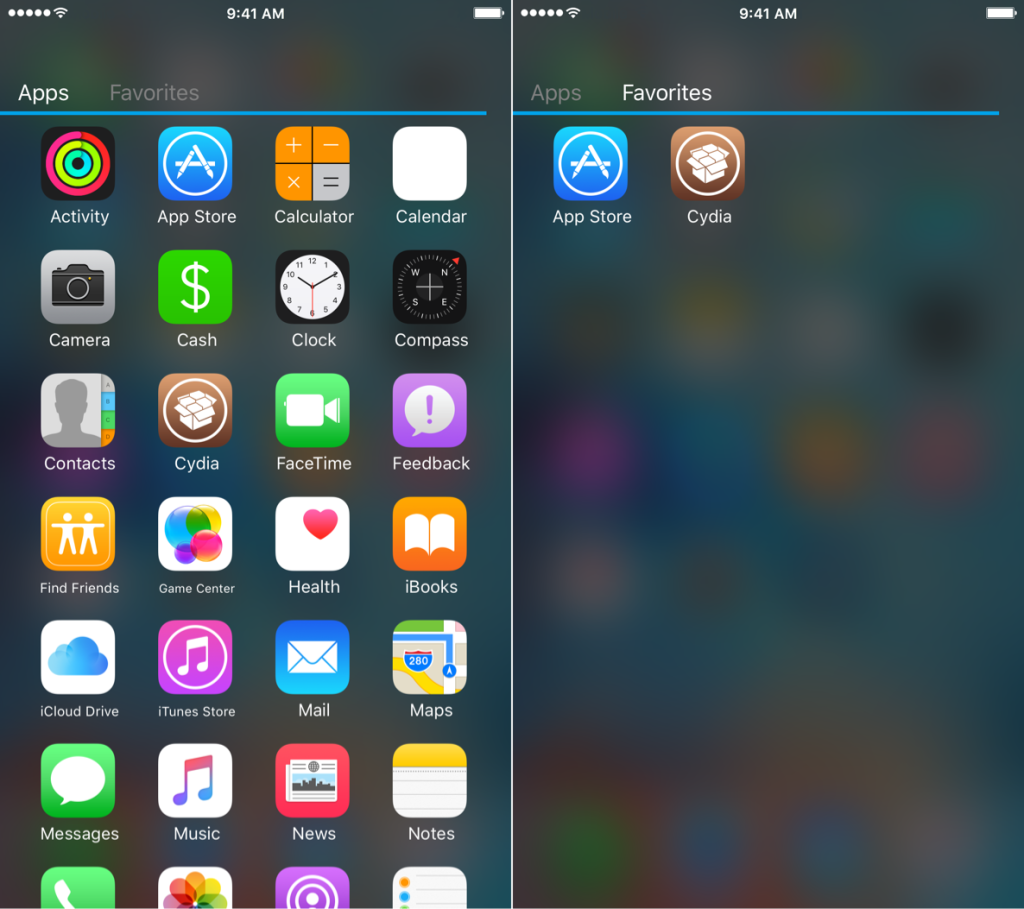 App Drawer 1024x909 Cydia : App Drawer vous dote du tiroir dapps dAndroid