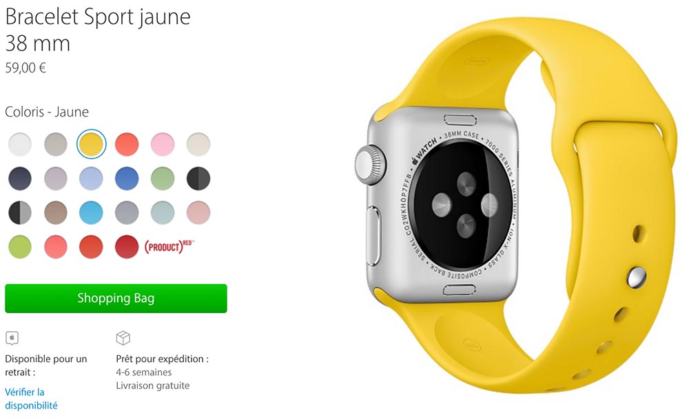 bracelet-sport-jaune