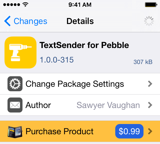 textsender-pebble