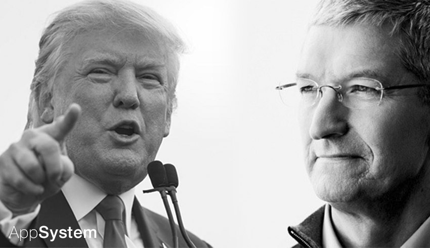 Tim-Cook-vs-donald-trump