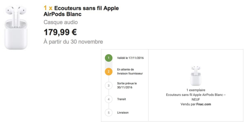 airpods fnac