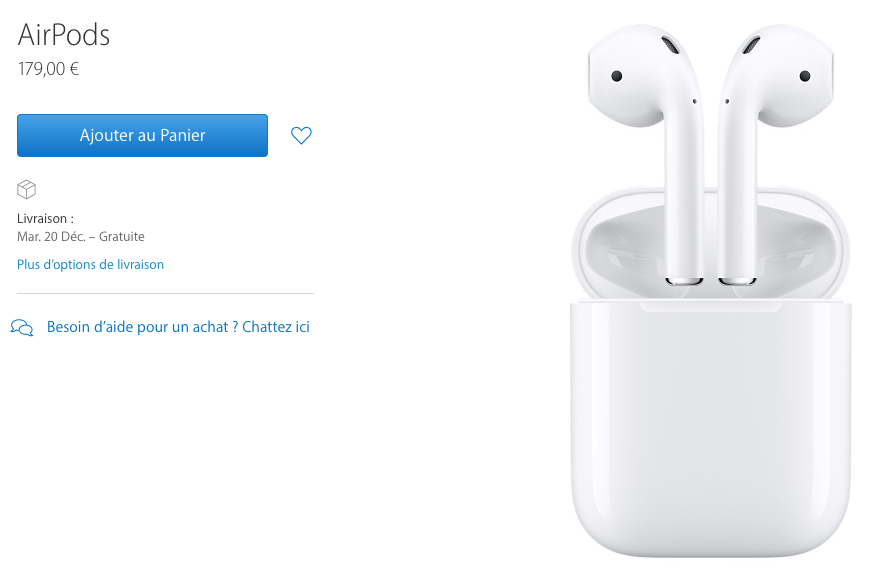 AirPods App Store en ligne