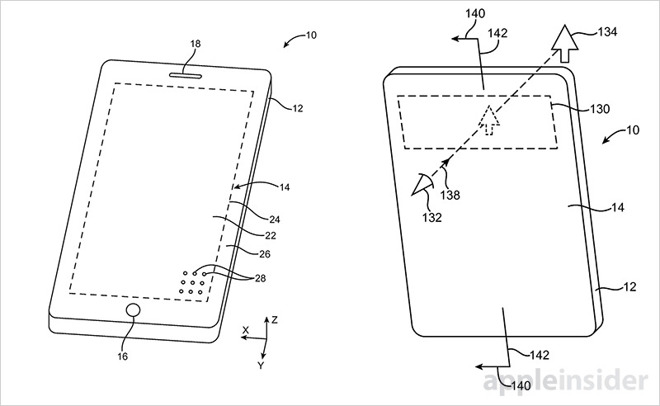 iphone 8 brevet ecran trous 4