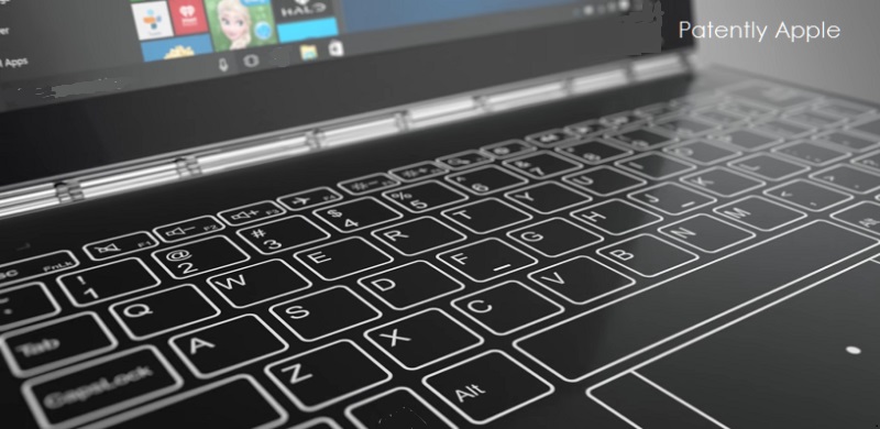 MacBook avec clavier virtuel