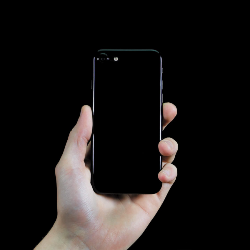 Coque Jet Black ultra fine pour iPhone 7