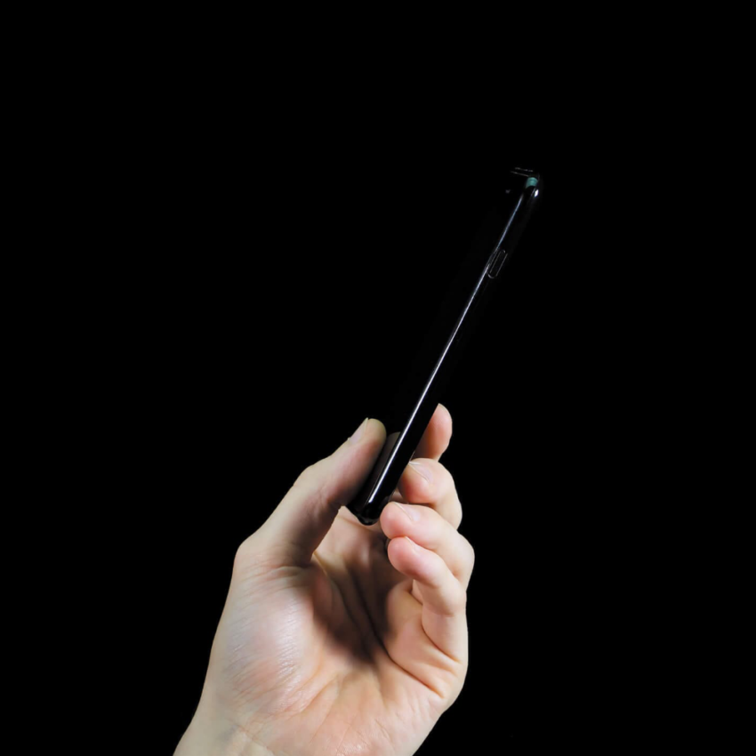 Coque Jet Black ultra fine pour iPhone 7