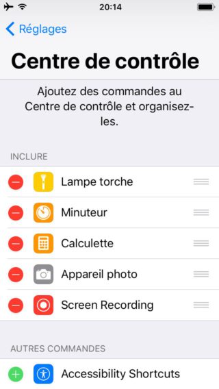 fonctionnalités d'iOS 11 inspirées du jailbreak