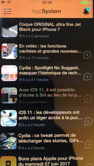 fonctionnalités d'iOS 11 inspirées du jailbreak
