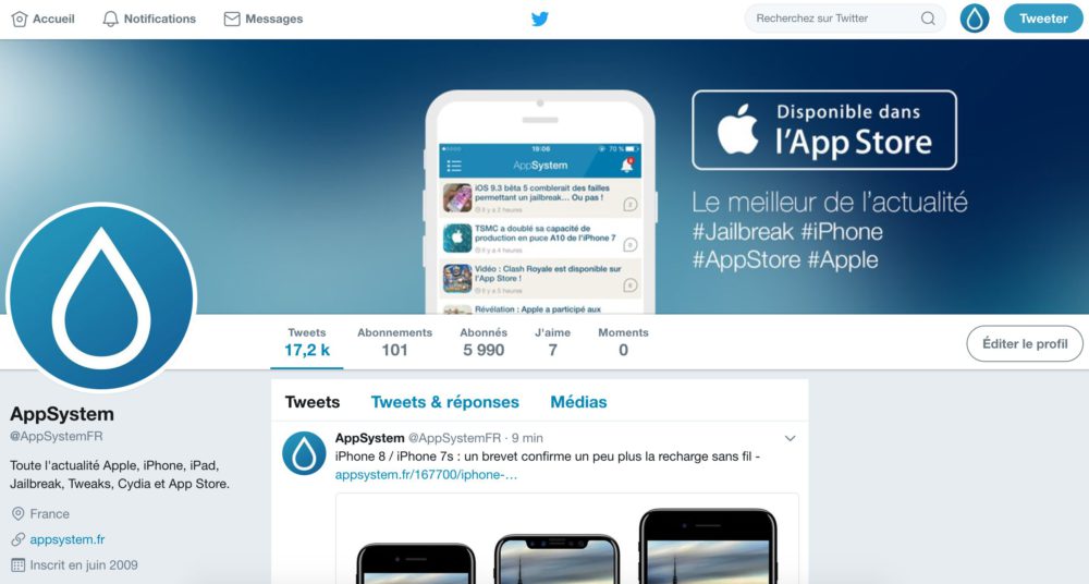 Twitter : nouveau design