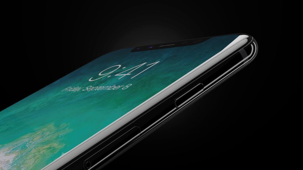 Concept iPhone 8 sous iOS 11