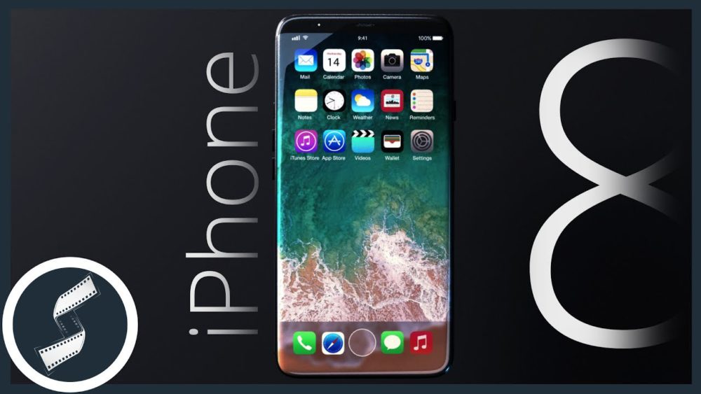 Concept iPhone 8 sous iOS 11