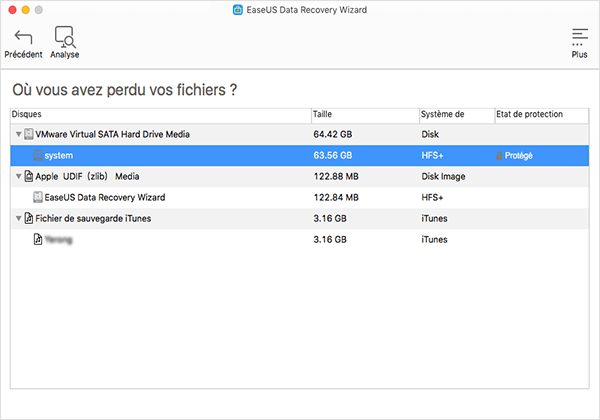 récupérer des données perdues sur son Mac