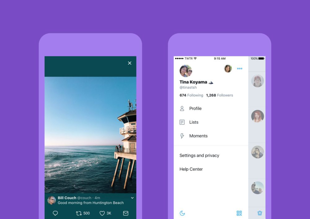 Twitter : nouveau design