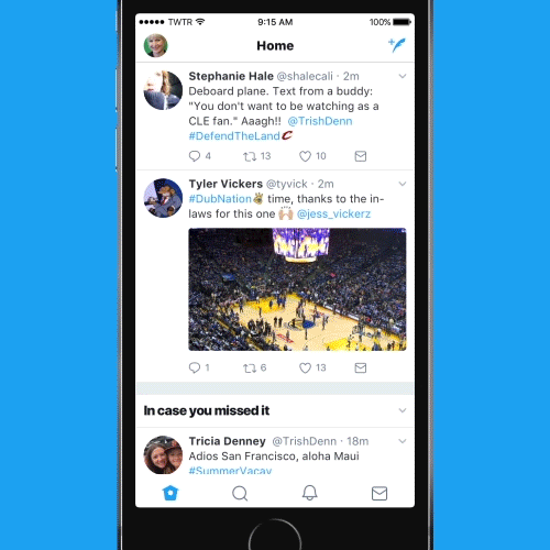 Twitter : nouveau design