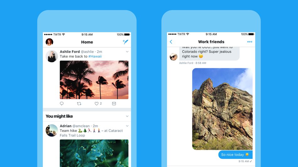Twitter : nouveau design