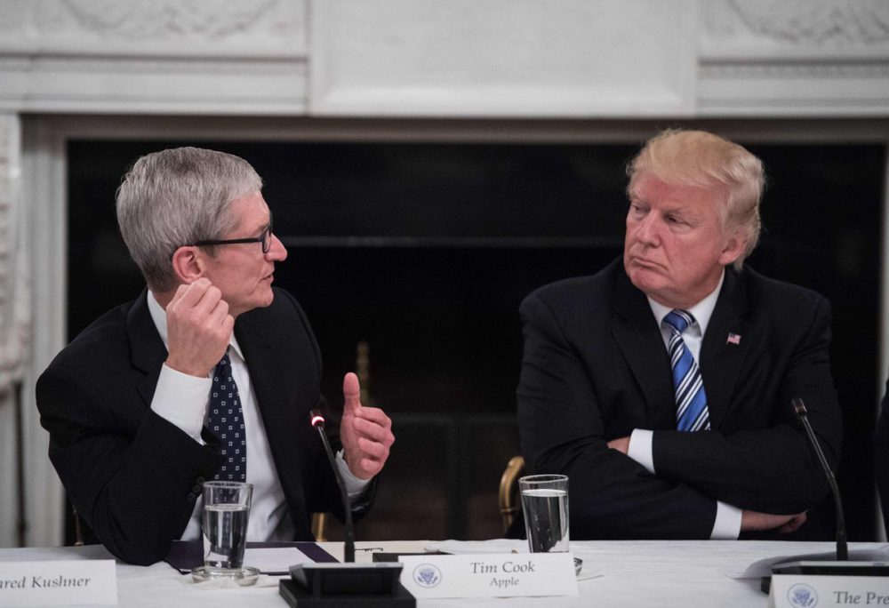 Ce que Tim Cook a dit à Donald Trump
