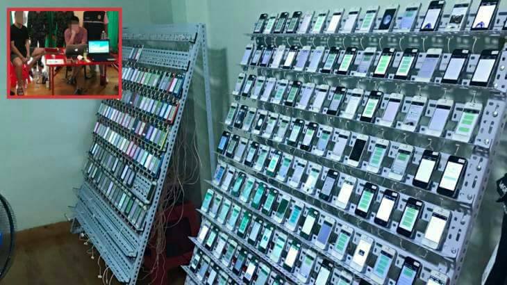 Thaïlande : 474 iPhone utilisés pour falsifier des clicks