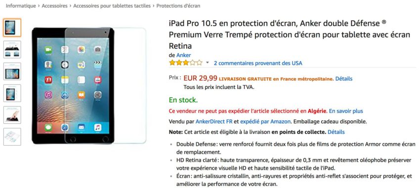 iPad Pro 10,5 pouces