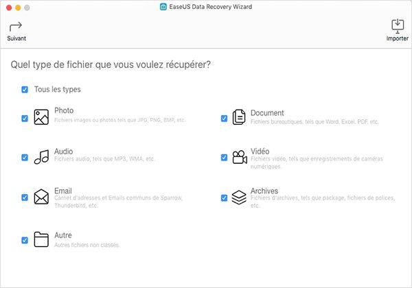 récupérer des données perdues sur son Mac