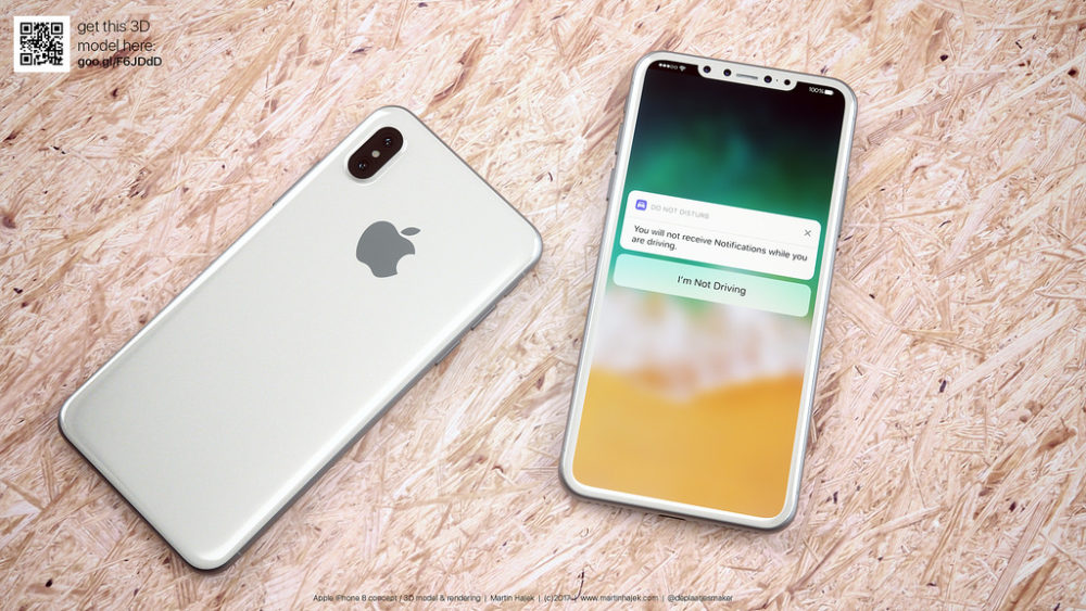 Concept iPhone 8 blanc