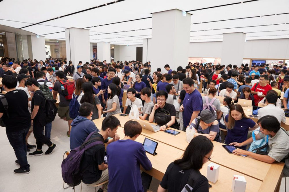 Ouverture de l'Apple Store de Taïwan