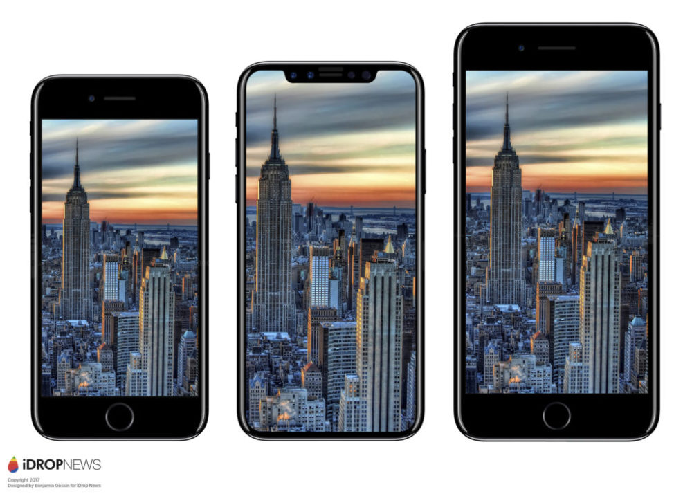 Écran OLED de l'iPhone 8