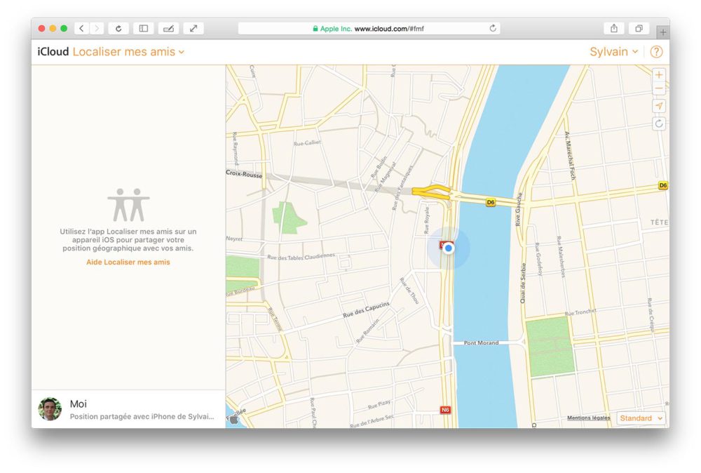 Localiser mes amis a permis de sauver un homme