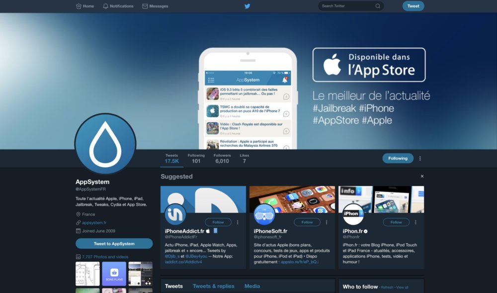Le mode nuit arrive sur la plateforme web de Twitter