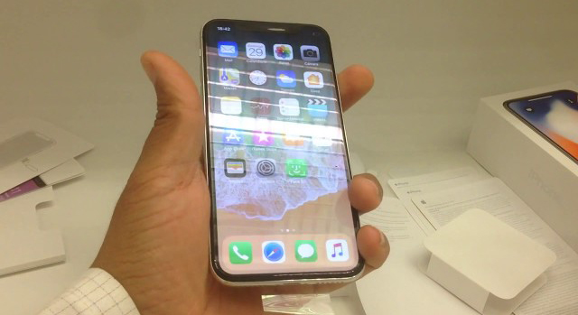 Premier déballage de l'iPhone X