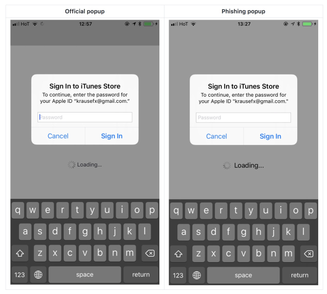 Astuce : empêcher les applications iOS de voler le mot de passe de votre Apple ID