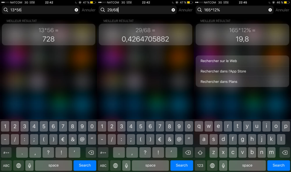 Comment convertir des devises et des unités avec Spotlight sur iPhone