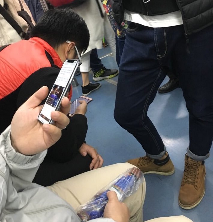 iPhone X dans la nature