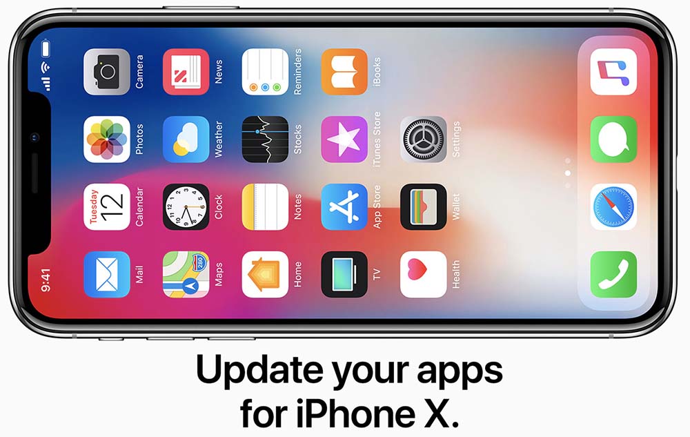 iPhone X : applications