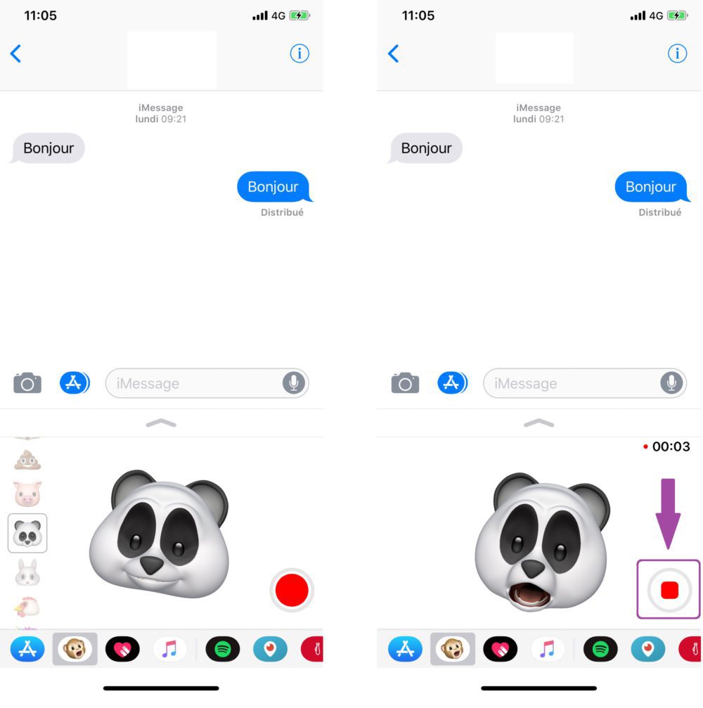 Comment créer, sauvegarder et partager les Animojis