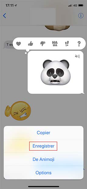 Comment créer, sauvegarder et partager les Animojis