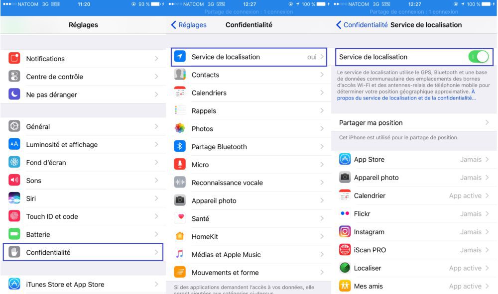 Astuces pour mieux protéger sa vie privée sur iPhone