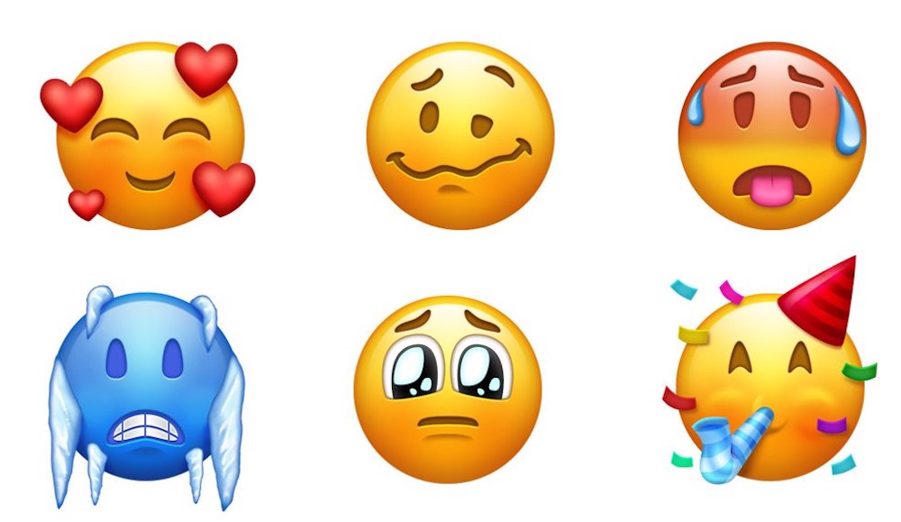 nouveaux Emojis de 2018