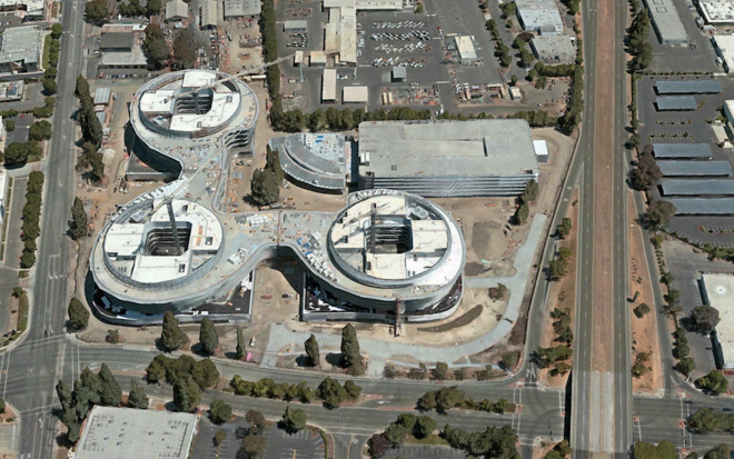 travaux de l'Apple Campus 3 presque achevés