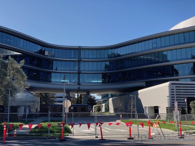 travaux de l'Apple Campus 3 presque achevés