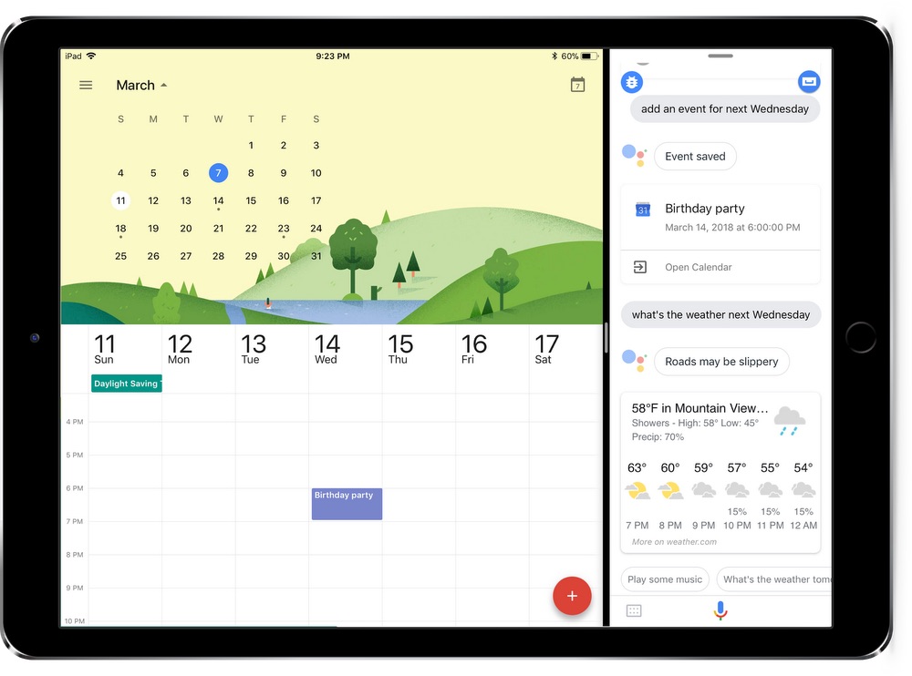 Google Assistant désormais disponible sur iPad