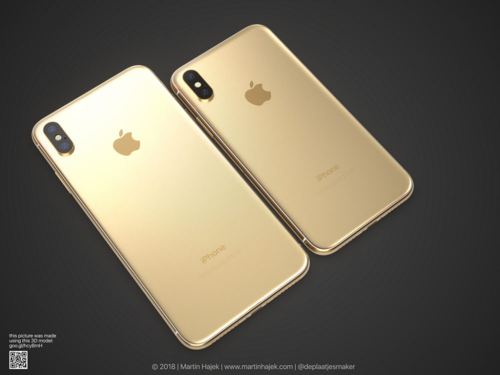 concept d'iPhone X gold