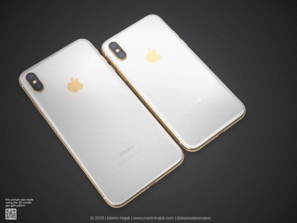 concept d'iPhone X gold